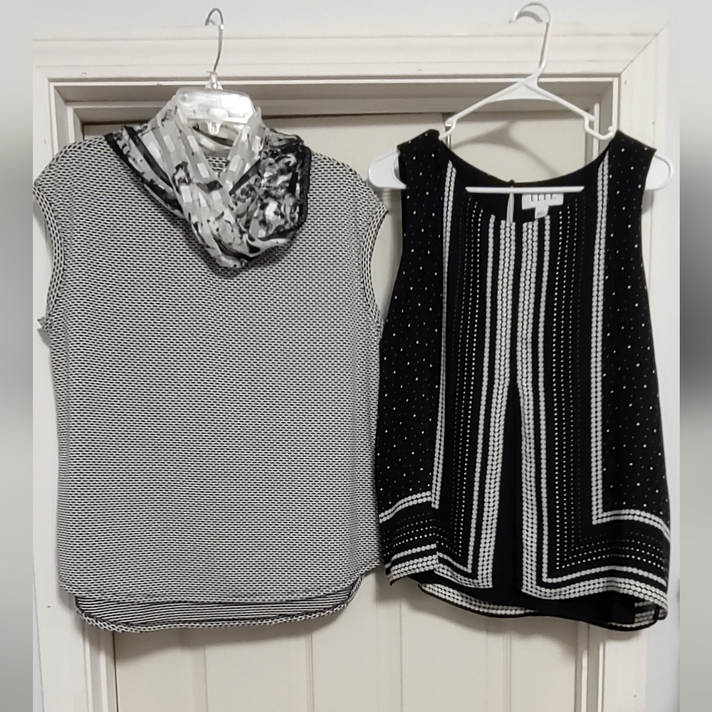 Final price!*Pair Of Poly Blouses(L)